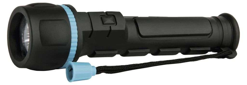 LED ruční gumová svítilna P3861, 20 lm, 2x AA