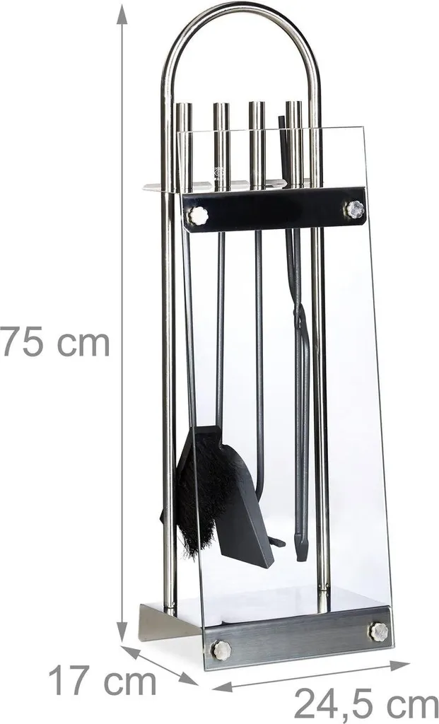 Accessoires de Cheminée pour Poêle à Bois - Kit 5 Pièces de Rangement