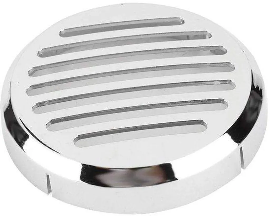 Couvercle de klaxon chromé 3.5 pouces haute brillance pour moto Custom