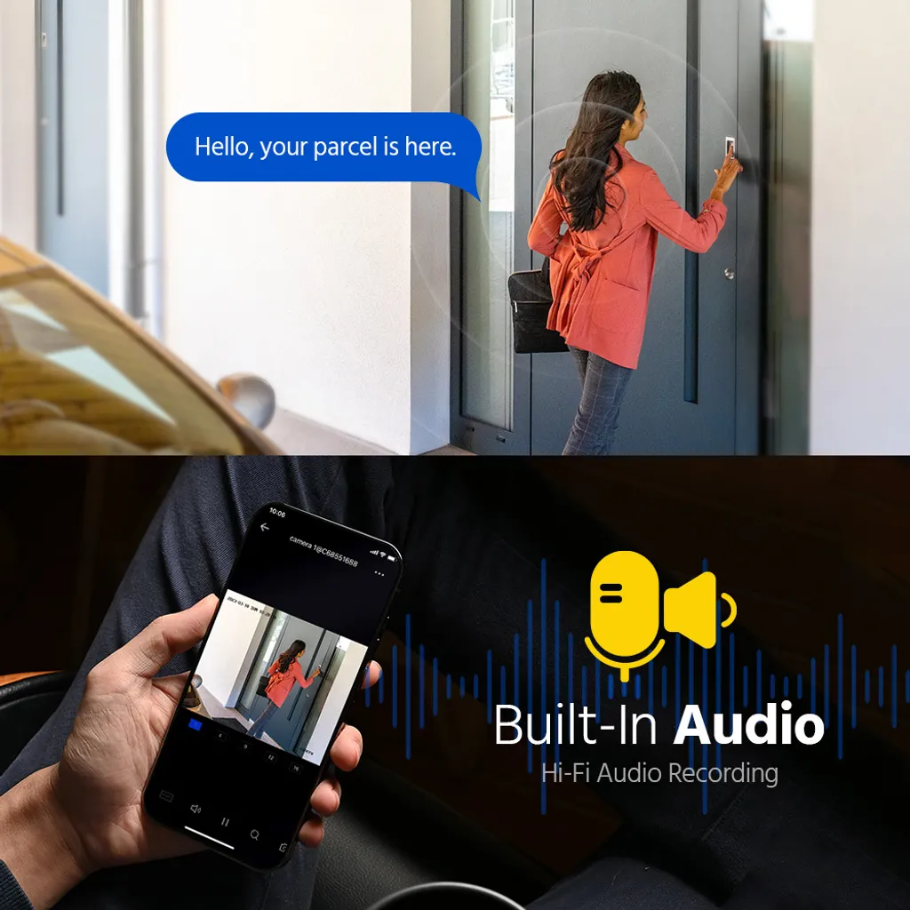 Dôme de protection vidéo extérieur 5MP avec micro et boîtier renforcé - 3