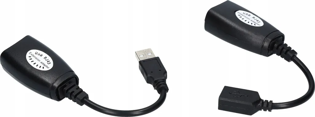 Adaptateur extender USB vers LAN 60m Cat 5e 6 actif pour longue distance