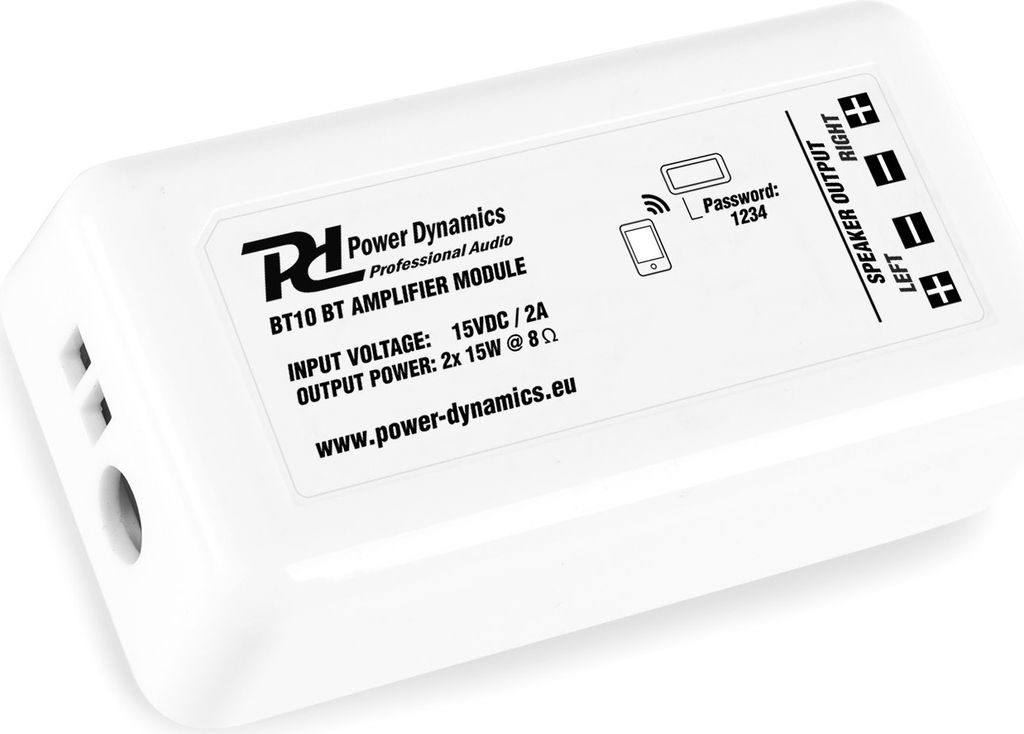 Power Dynamics BT10 Kompakter BT-Stereo-Verstärker