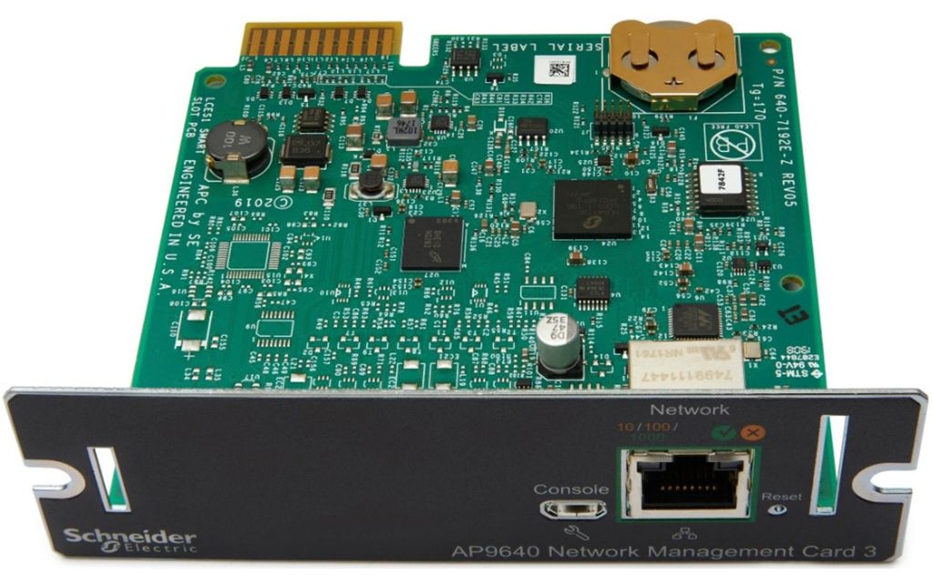 APC AP9640 Smart-UPS Netzwerkmanagementkarte (Gen3), Produktbild 