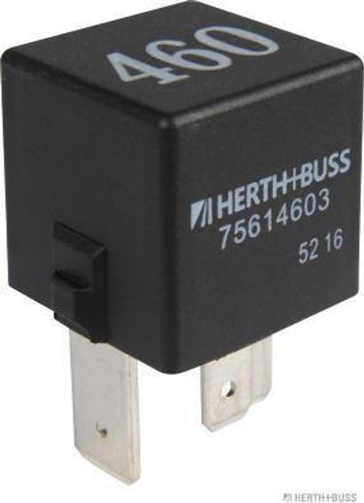 HERTH+BUSS ELPARTS 75614603 Relais, Arbeitsstrom OE 1K0951253A kompatibel mit A3 8P, R8, TT, Altea, Altea XL, Leon, Toledo, Octavia, Caddy, EOS, Go...