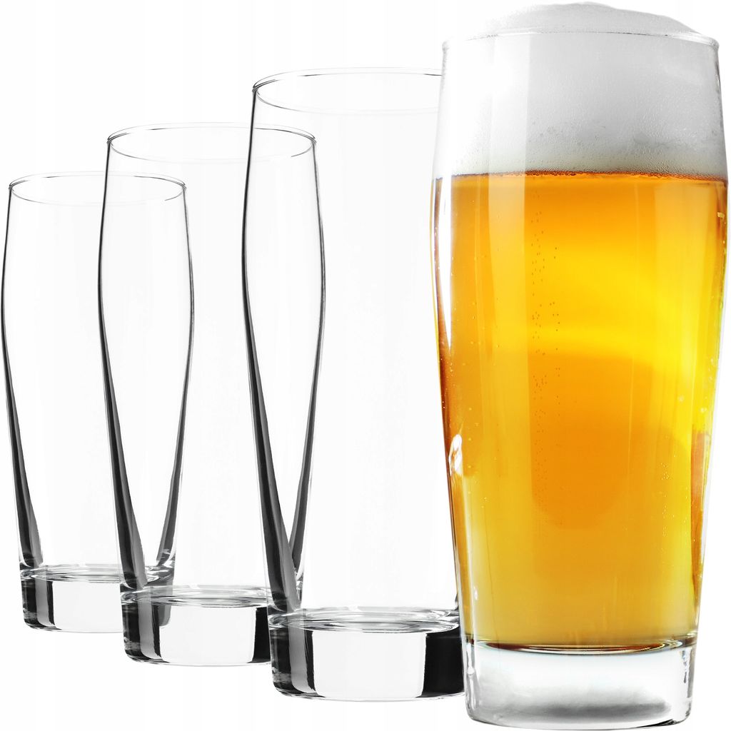 KADAX Biergläser "Lumia", Weizenbiergläser, Bierseidel, Tulpen Gläser für Bier und Coctails, 510 ml, 4 Stück