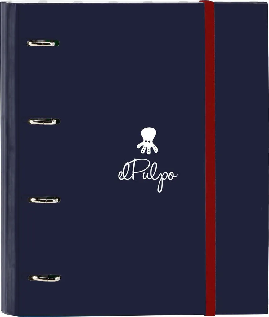 Raccoglitore ad anelli El Pulpo Blu Navy 27x32x3,5cm | Archivio Premium
