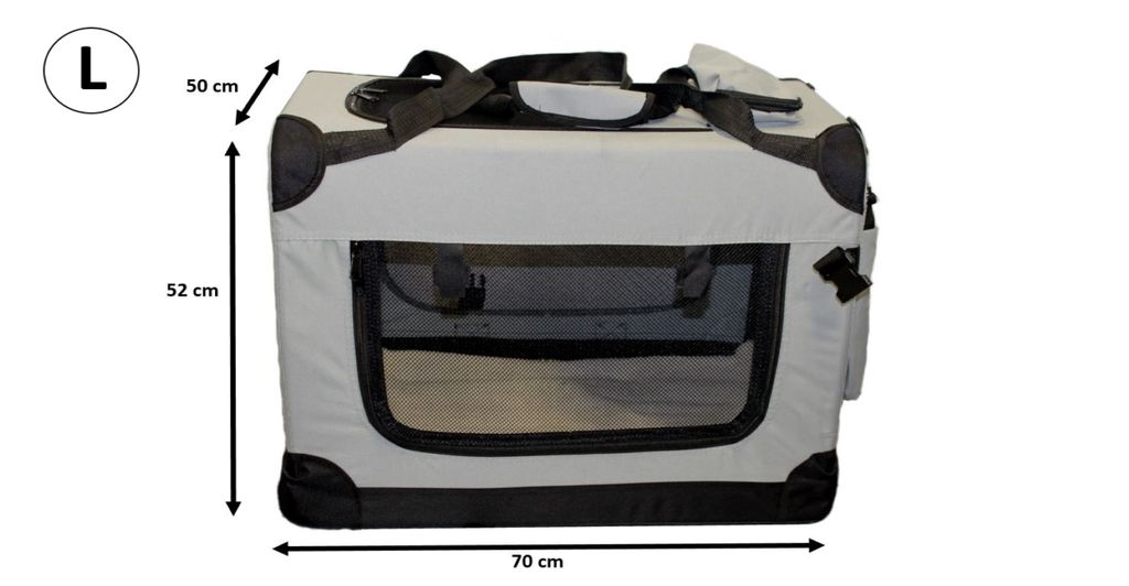 walexo Faltbare Hundebox Hundetransportbox Produktbild 2