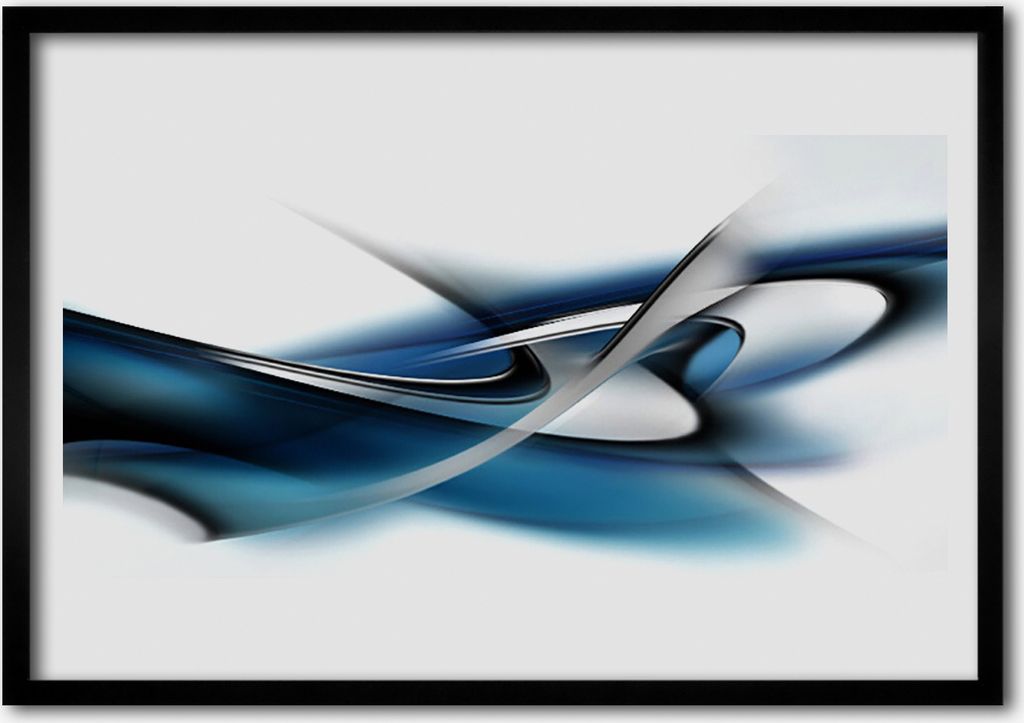 Bild 70x50 MDF-Rahmen Wandkunst Abstraction Graphics