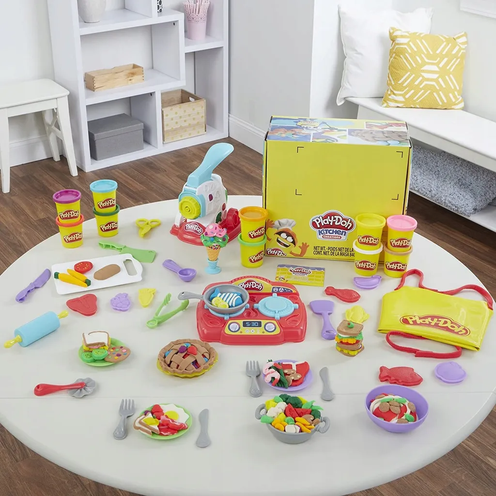Play-Doh Kitchen Creations Super Chef Suite : Kit Complet 10 Pots Inclus - 13