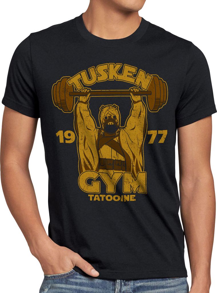 A.N.T. Tatooine Gym Herren T-Shirt räuber droide fitness studio