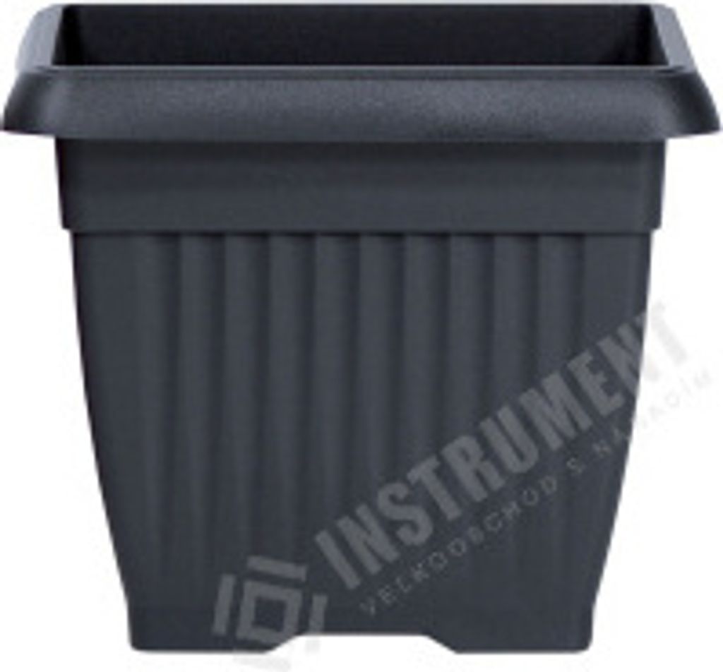 Blumentopf Blumenkübel Kunststoff Square Anthrazit 37 x 37 Produktbild 3