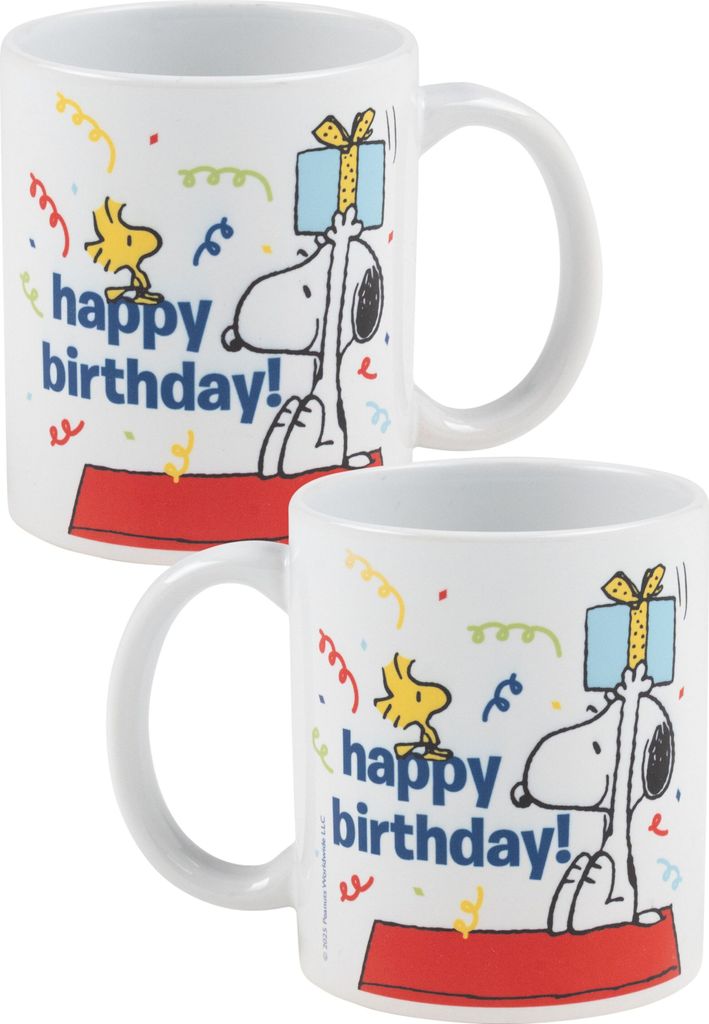 The Peanuts Snoopy Tasse - Happy Birthday Kaffeetasse Produktbild 