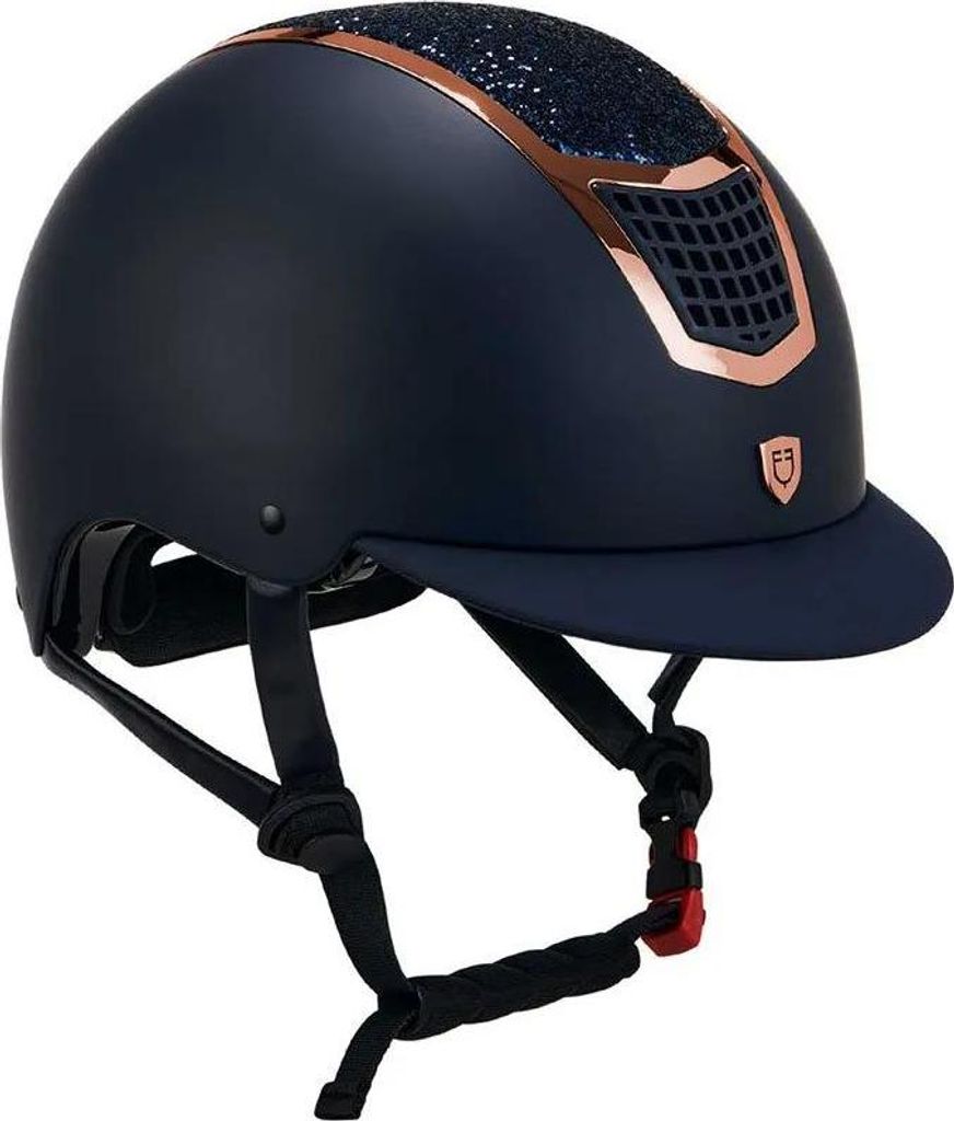 Equestro Eclipse Stone Mat Rowel Fitting Helm Blau 59-61 cm Herren,Damen Blau 59-61 cm