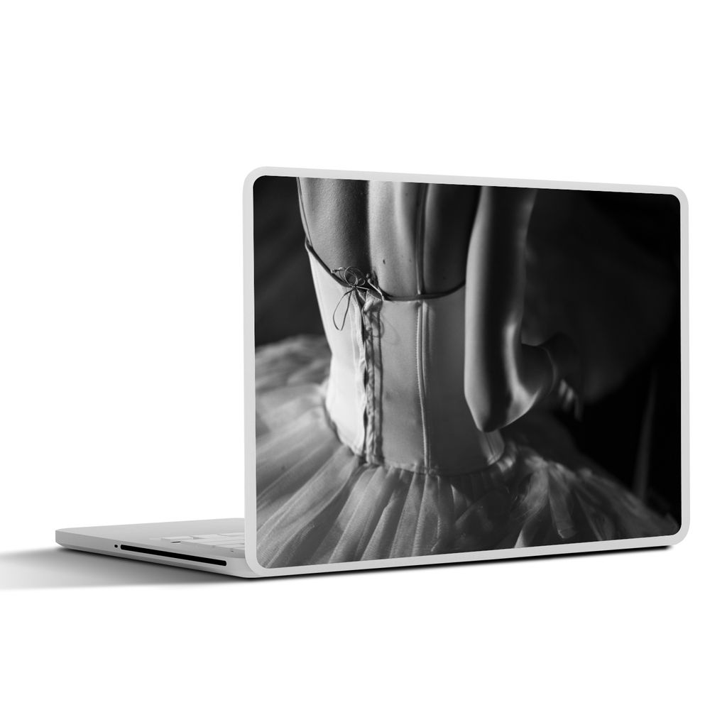 MuchoWow Laptop Aufkleber Sticker Cover Balletttänzerin in einem Tutu 36.5x27.5 cm - Laptop-Sticker