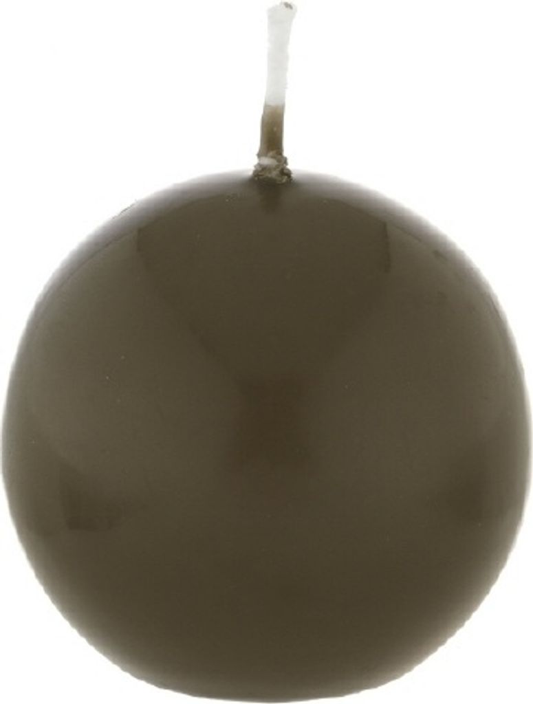 Kugelkerzen Chocolate Schokolade, Ø 60 mm, 16 Stück, dt. Kerzen in RAL Kerzenqualität, Kein rußen und tropfen