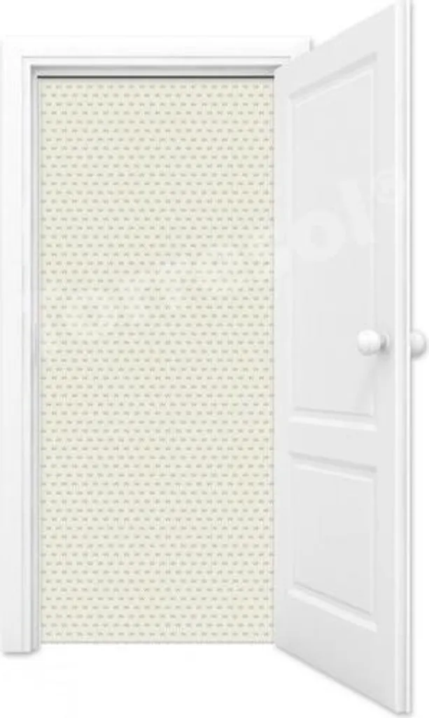 Housse pour rideau anti-insectes 90x210 cm Crème en LDPE haute qualité