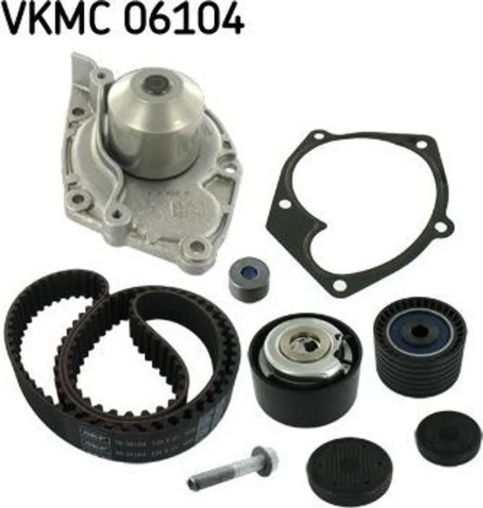 Évitez la casse moteur avec le kit distribution + pompe SKF VKMC 06104