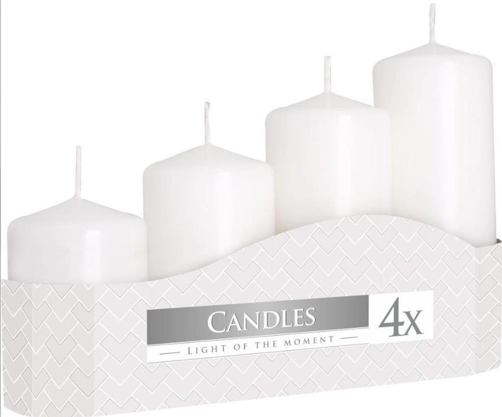 Candela graduata BISPOL Aura 11-33H 7-13CM SW50/4 BIANCO 4 Immagine del prodotto 