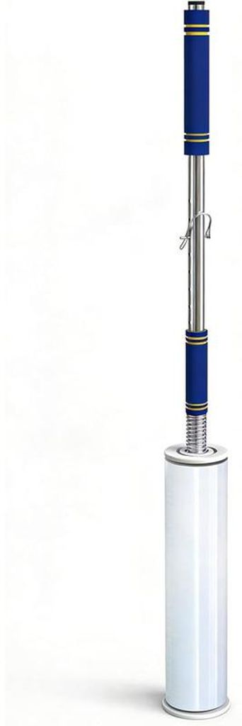 Langstiel Stretchfolie Abroller – Paletten Stretch Wrap Spender für 12–20 Zoll Folienbreite – Schrumpf-Folienhalter als Handdispenser für d...