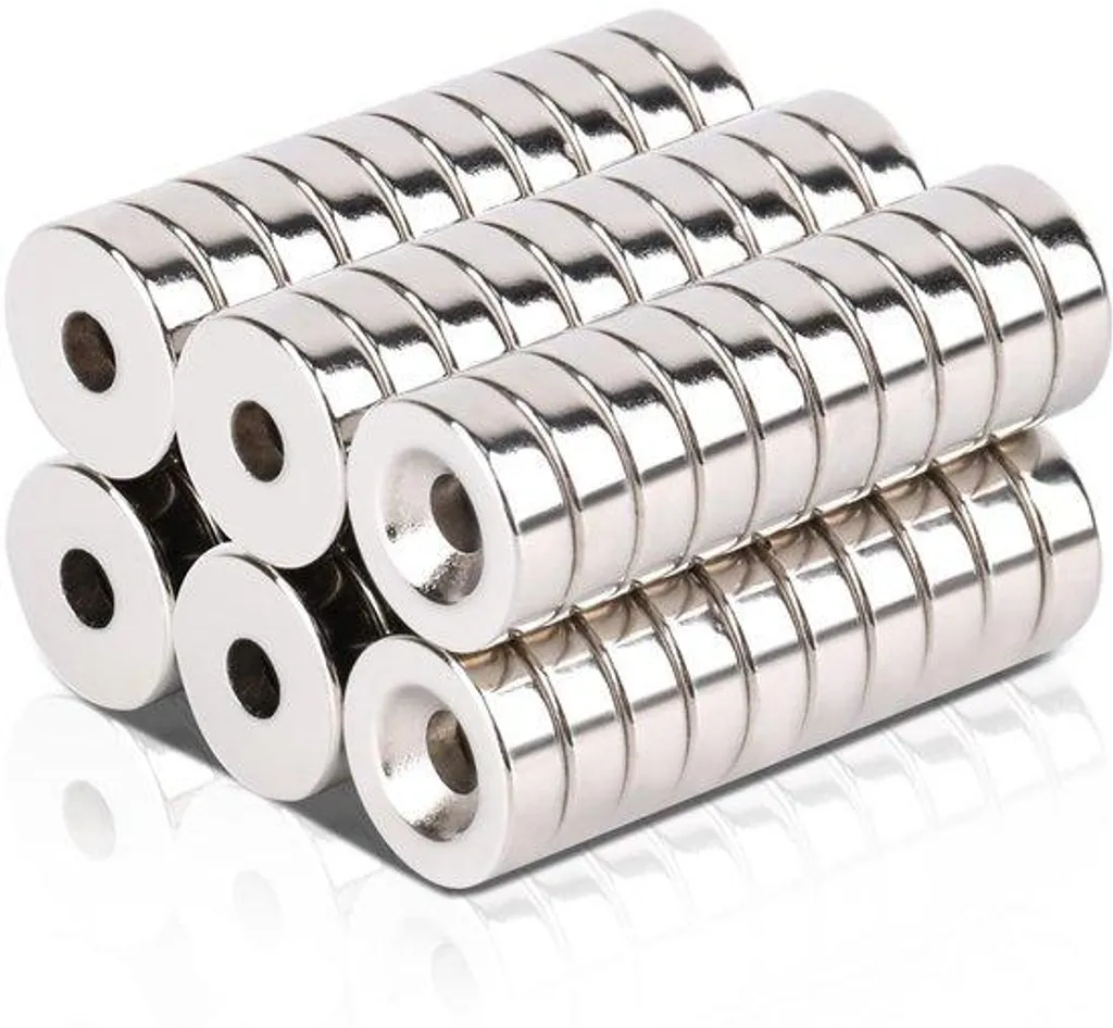 Aimants de fixation 10x3 mm avec trou M3 pour bricolage et modélisme