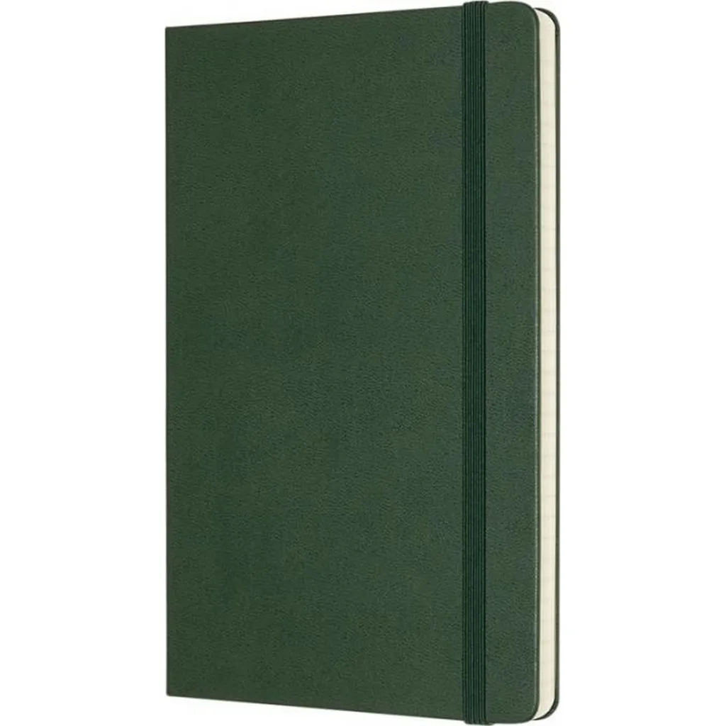 Moleskine Carnet de Notes L : Ne Perdez Plus Vos Idées - Vert Foncé
