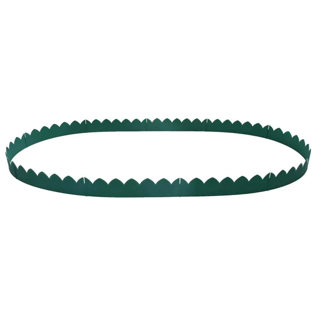 Bordures de Pelouse en PP Vert Résistant 65x15 cm - Pack de 10 Unités - 4