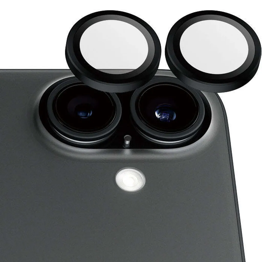 PanzerGlass ® Hoops® Black Camera Lens Protector iPhone 16 | 16 Plus - 7