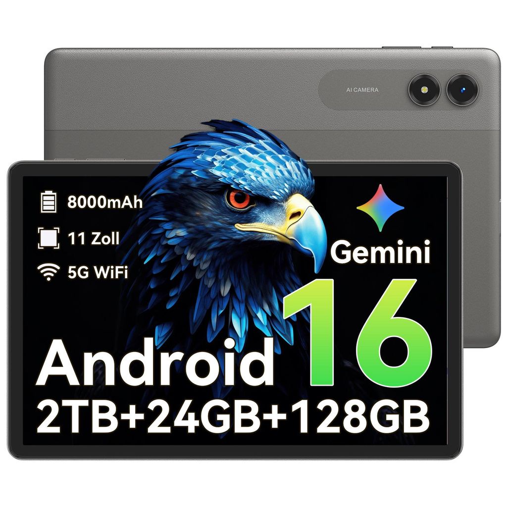 TABWEE Tab 50 Tablet Android 16 und Gemini-KI, 11", 5G Produktbild 