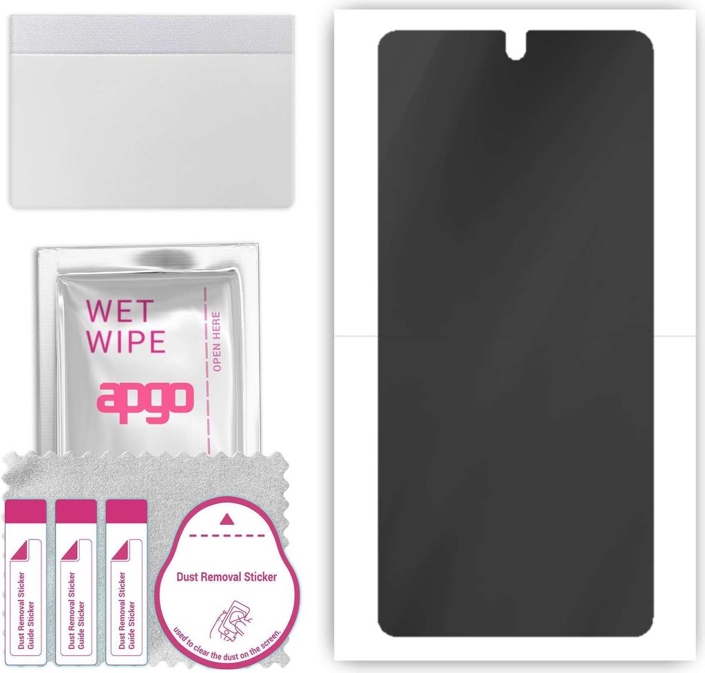 apgo Hydrogel Blickschutzfolie, Matt, kompatibel mit Samsung Galaxy A72 5G, Privacy Displayschutzfolie, Schutzfolie mit Positionierhilfe, Anti-Spy,...