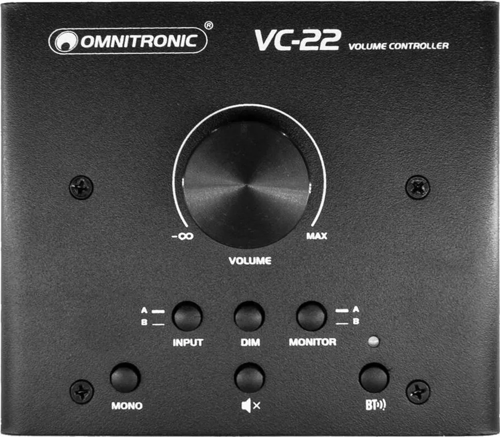 Contrôleur de volume pour installations fixes OMNITRONIC VC-22 actif - 3
