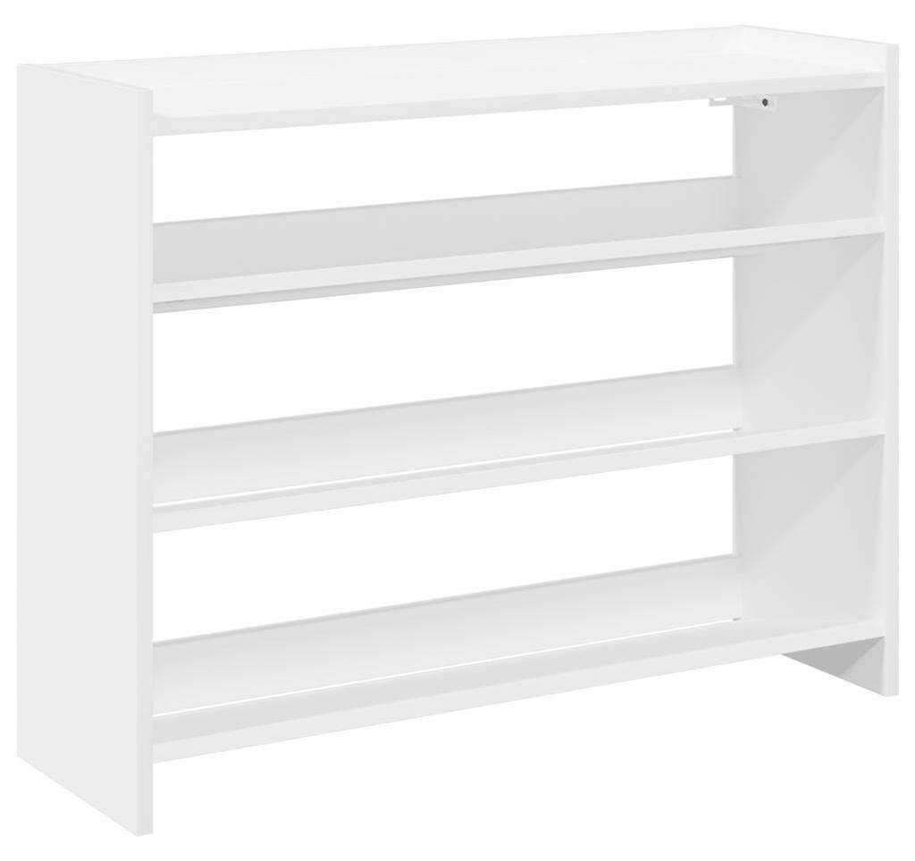 vidaXL Schuhregal Weiß 80x25x62 cm Holzwerkstoff Produktbild 