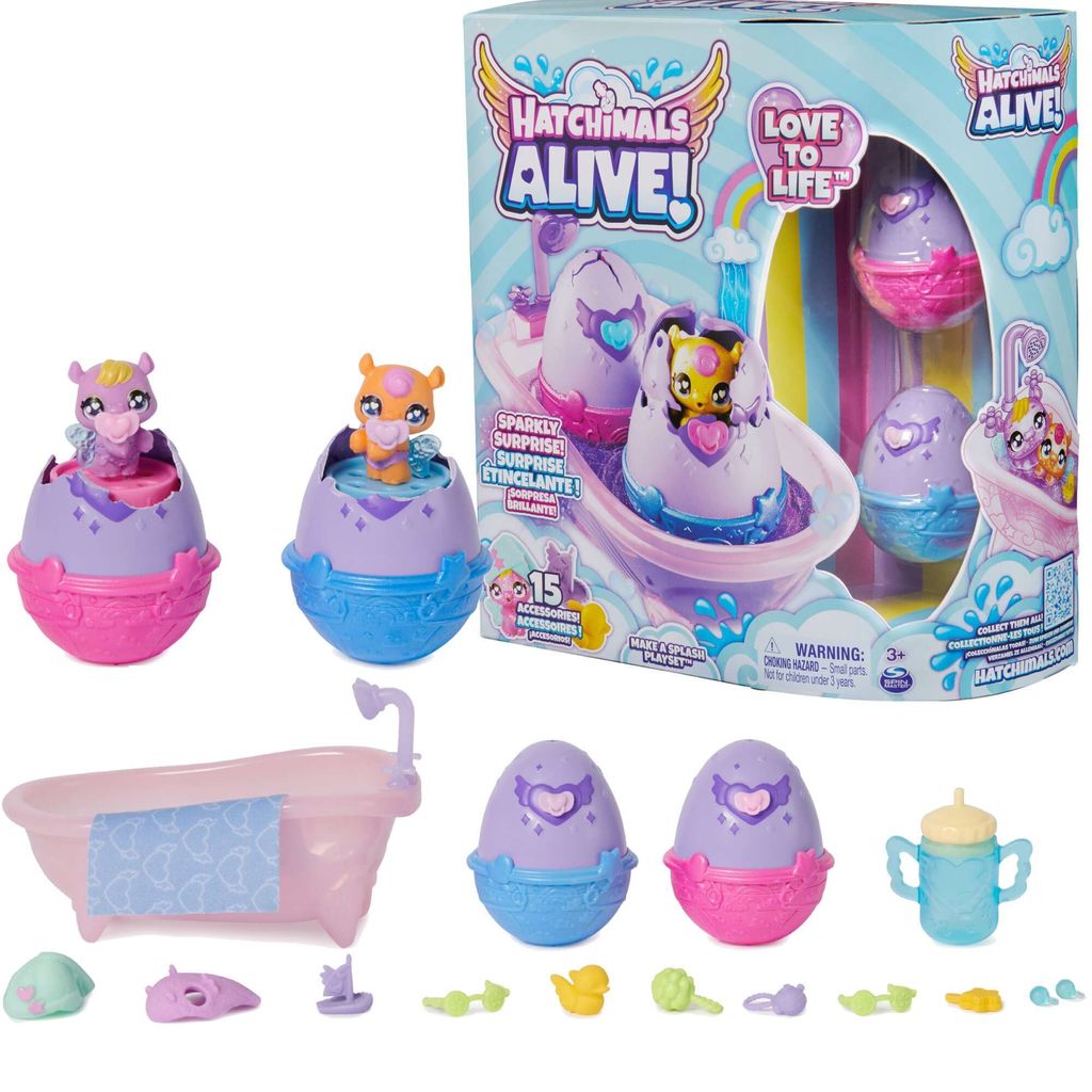 Hatchimals Animaux Dans La Baignoire Avec Changement De Image du produit 