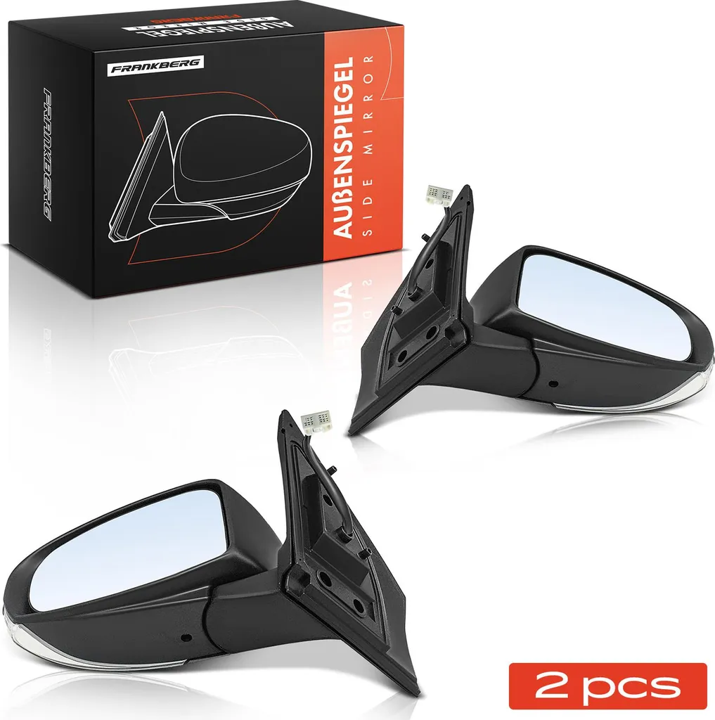 Frankberg 2x Rétroviseur Extérieur Gauche Droite pour Toyota IQ 2009-2015
