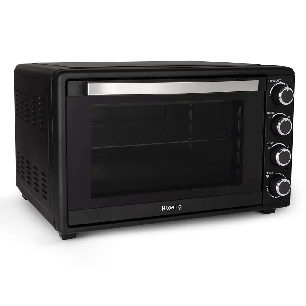 Four électrique 2000W HKoenig FO45 Réglable à 230°C avec 4 Modes Cuisson