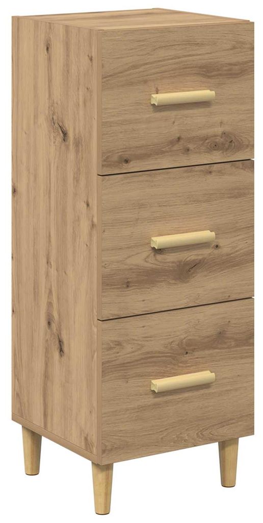 Sideboard Artisan-Eiche 34,5 x 34 x 90 cm Holzwerkstoff