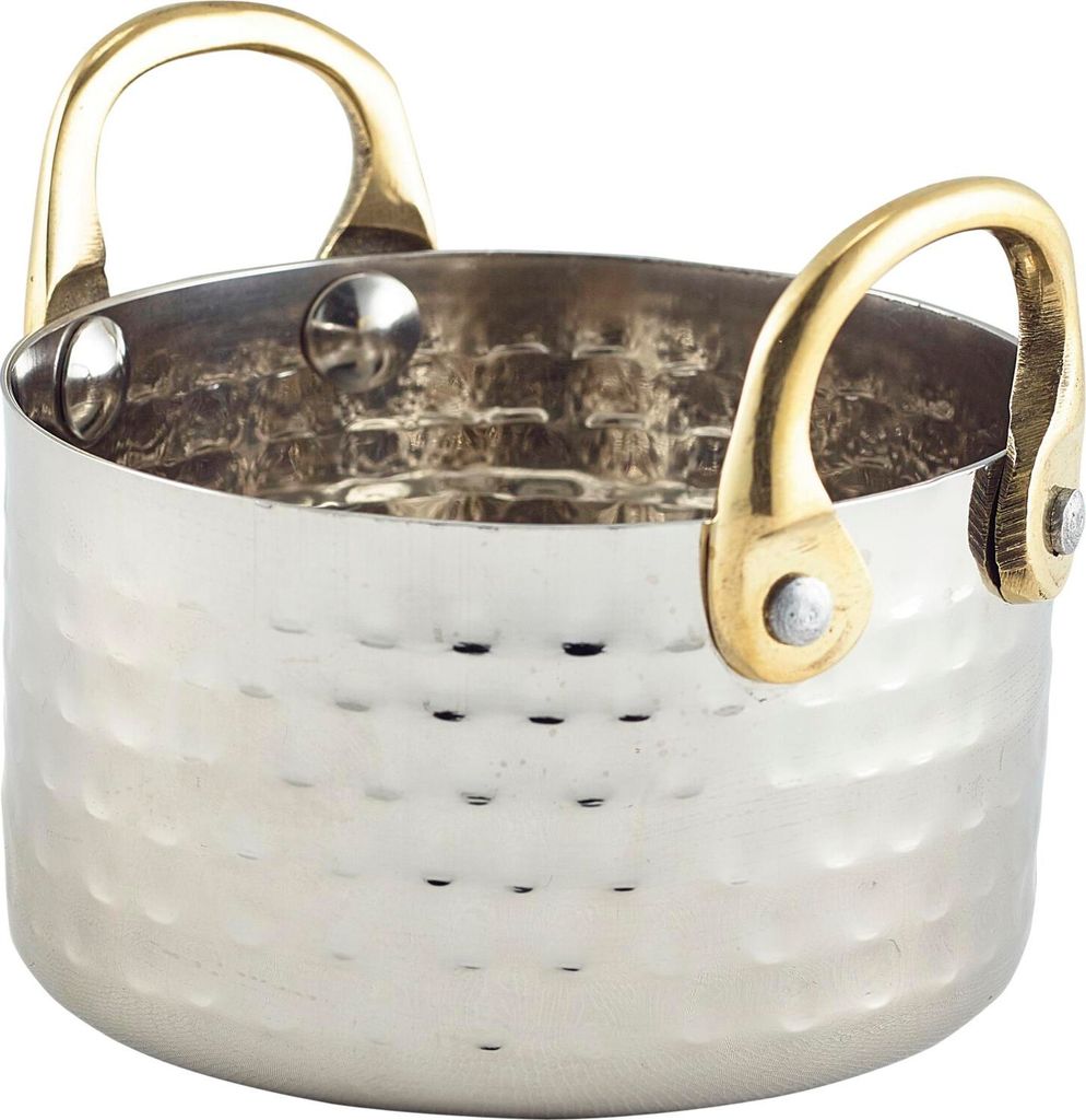 GENWARE Serviertöpfchen Edelstahl, Höhe: 50 mm, ø: 92 mm
