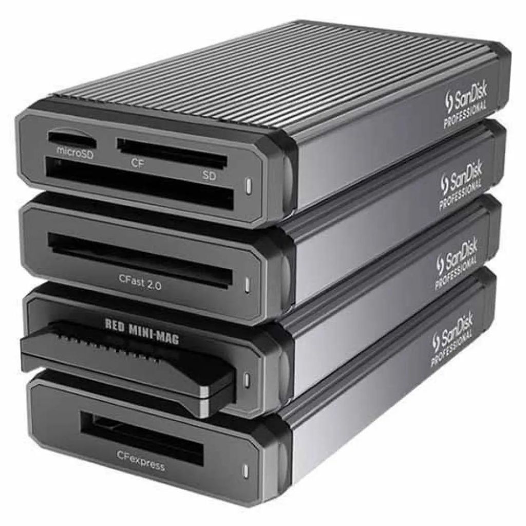 SanDisk PRO-READER, CF, MicroSD (TransFlash), SD, Schwarz, Produktbild 