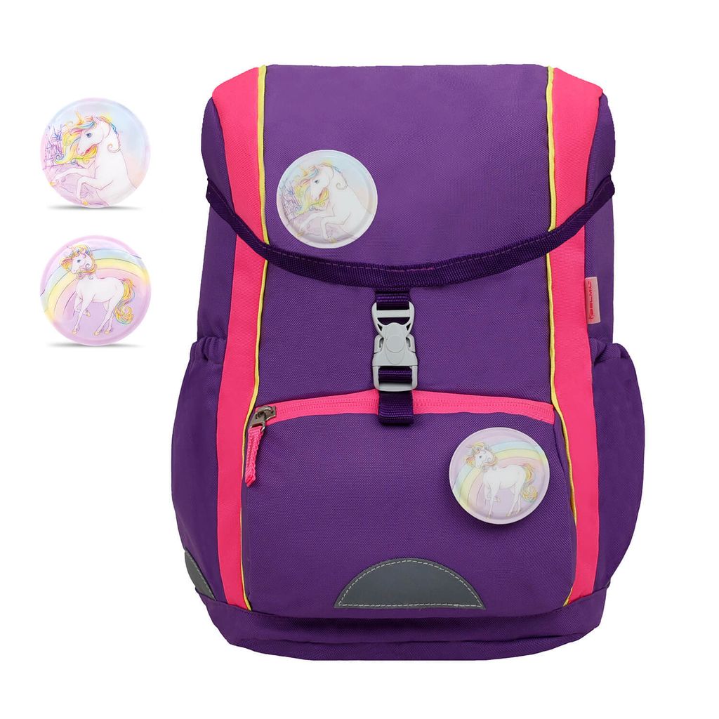 Belmil Kiddy Sporty Kindergartenrucksack "Magicalmix" für 3-6 Jährige Kinder mit Brustgurt