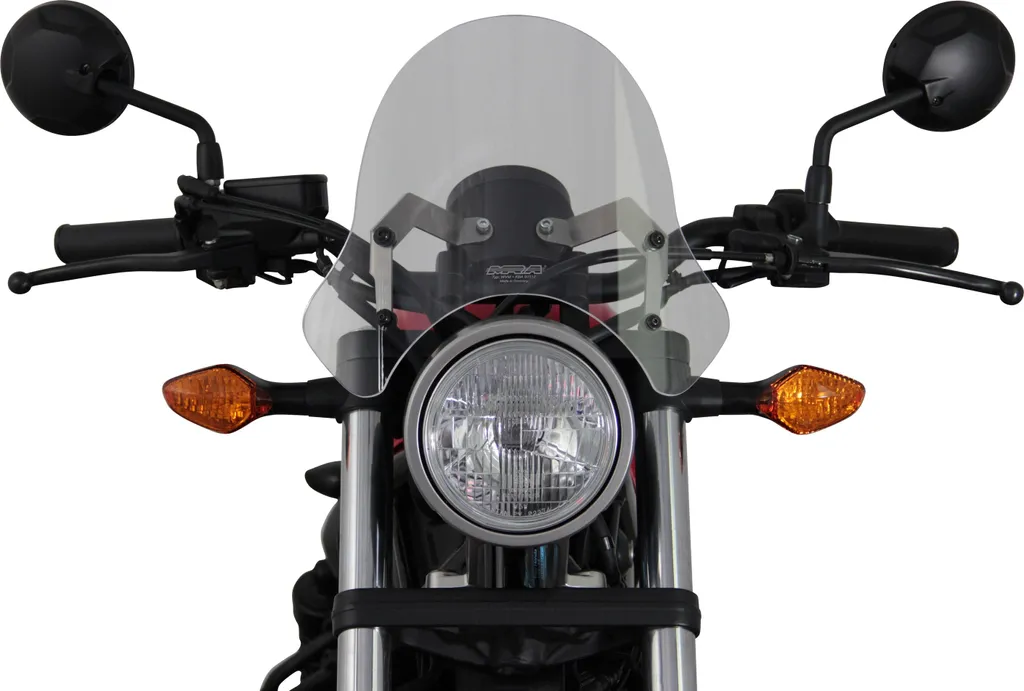 Saute-vent Sport MRA Transparent pour Honda CMX 500 Rebel Custom - 32cm