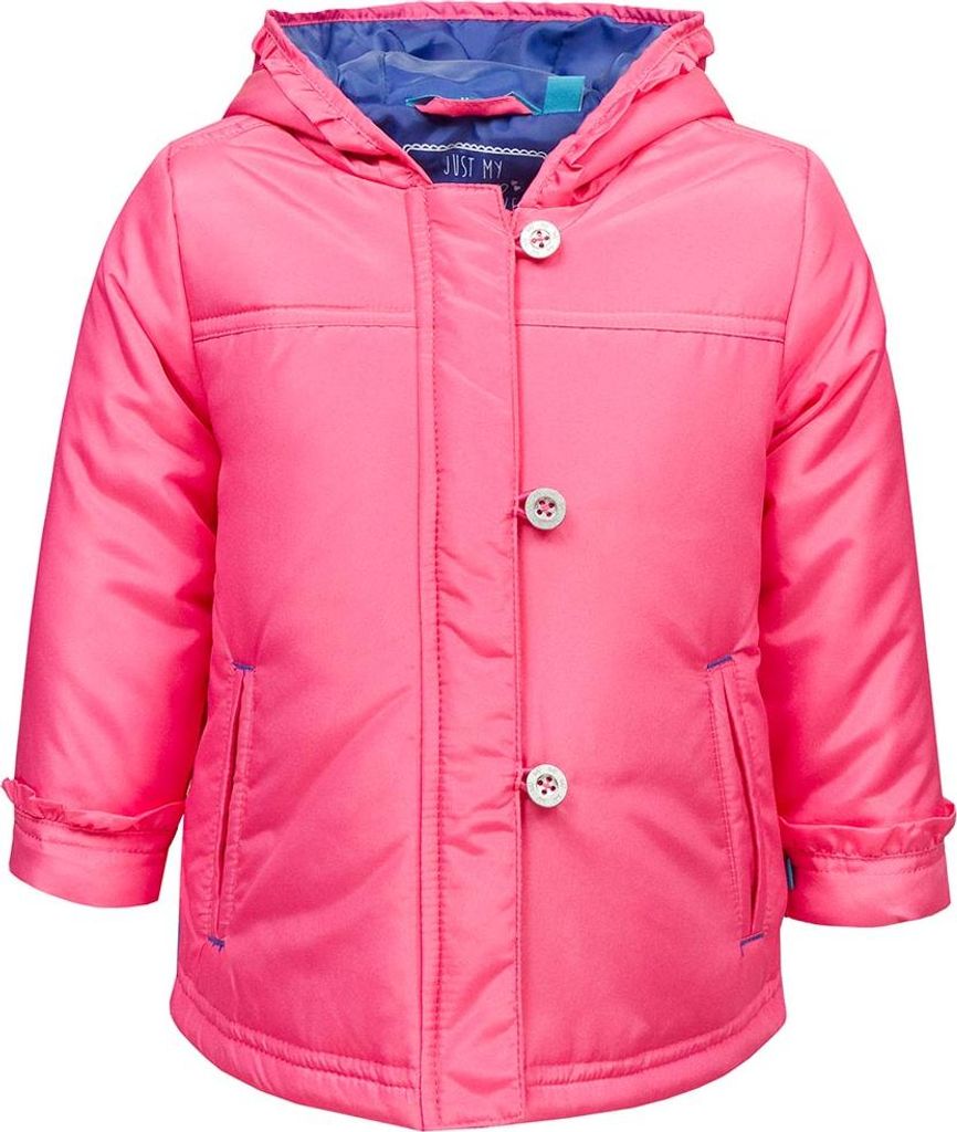 Rosafarbene Lief-Übergangsjacke für Mädchen