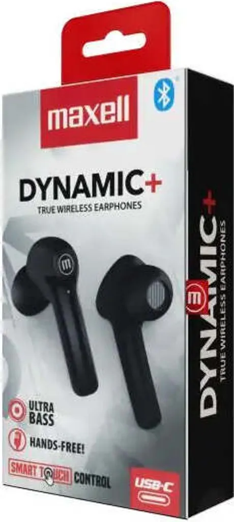 Maxell Dynamic+ Écouteurs Sans Fil Bluetooth Noir avec Étui de Charge - 3