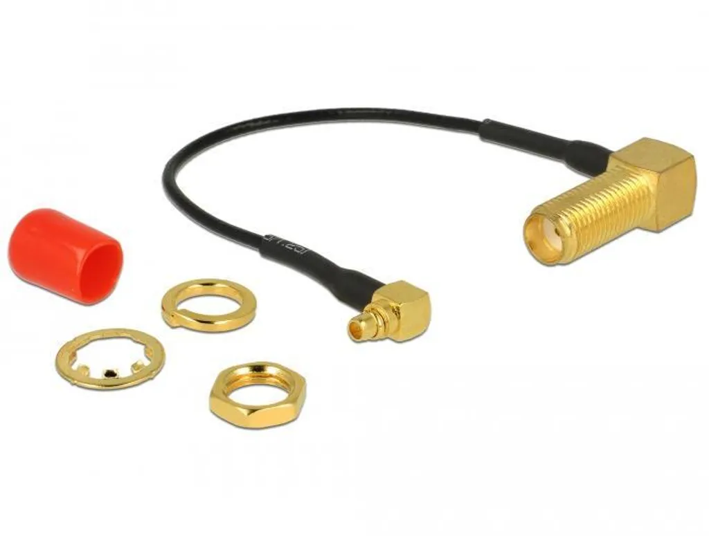 Cavo Antenna Delock SMA 90° a MMCX 90° | Pigtail Professionale 10cm