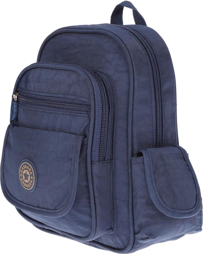 Mini Damen Rucksack Freizeit Reisen Outdoor Umhängetasche Nylon City Leicht Blau