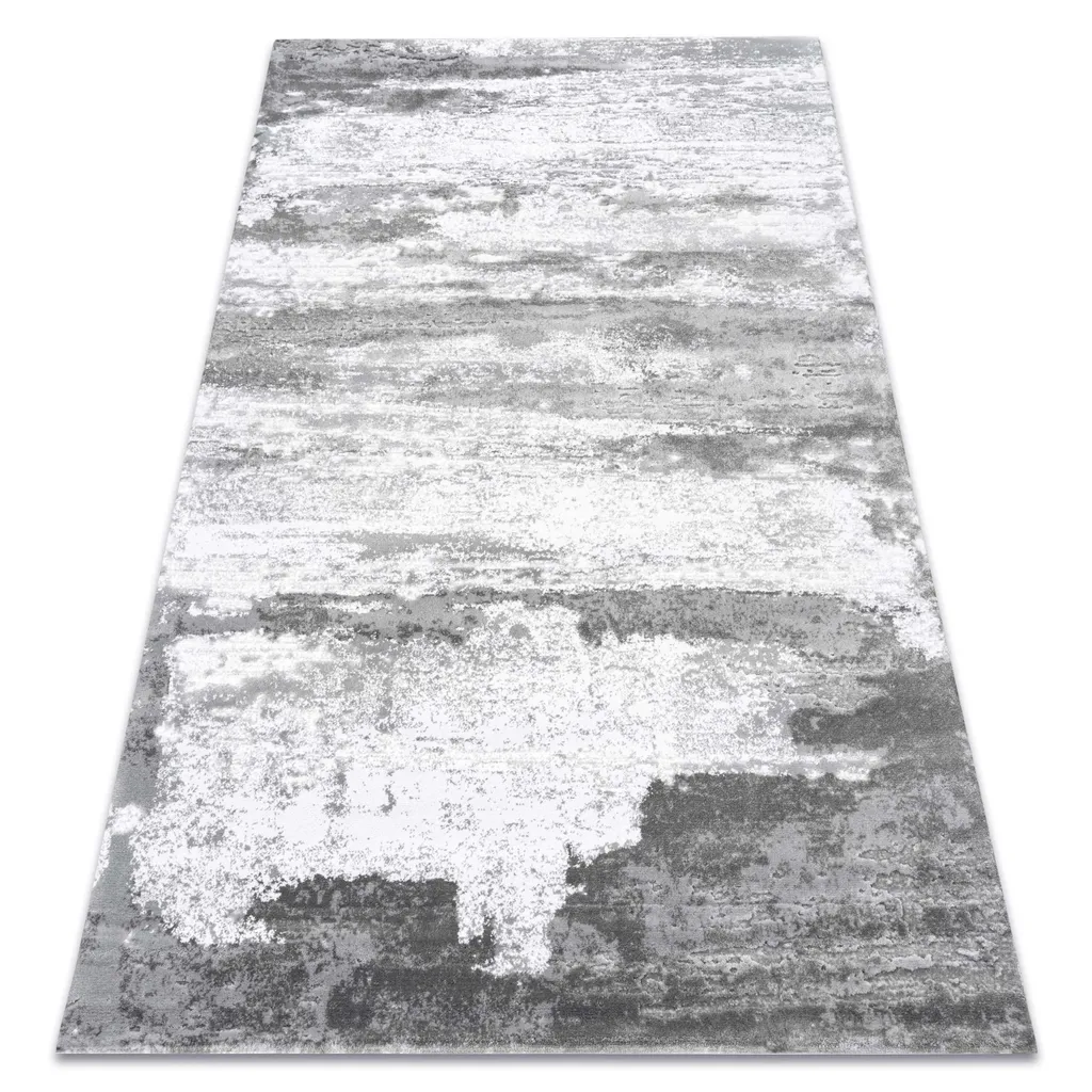Tapis de Couloir Gris Anti-Tache 80x300 cm : Solution Sol Durable DIZAYN