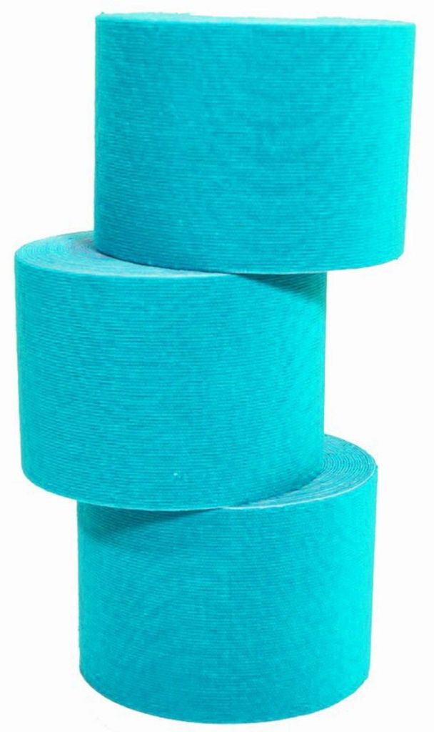 6 Rollen Kinesiologie-Tape 5 m x 5,0 cm hellblau (EUR 0,632 Produktbild 