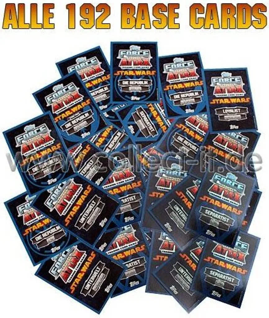 Fini les Doublons : Pack Complet 192 Cartes Star Wars Force Attax Série 4