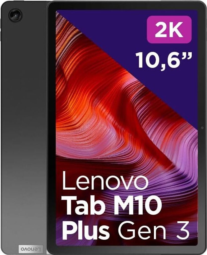 Lenovo Tab M10 Plus (3. Gen) Tablet | 10,6 Zoll 2K Touch Display Qualcomm Snapdragon SDM680 4GB RAM 64GB Speicher Android 13 Grau