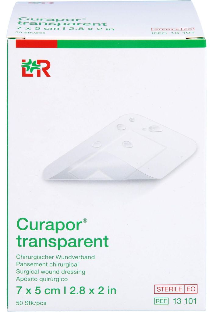 Curapor Wundverband transparent steril, 50 St PFL Produktbild 