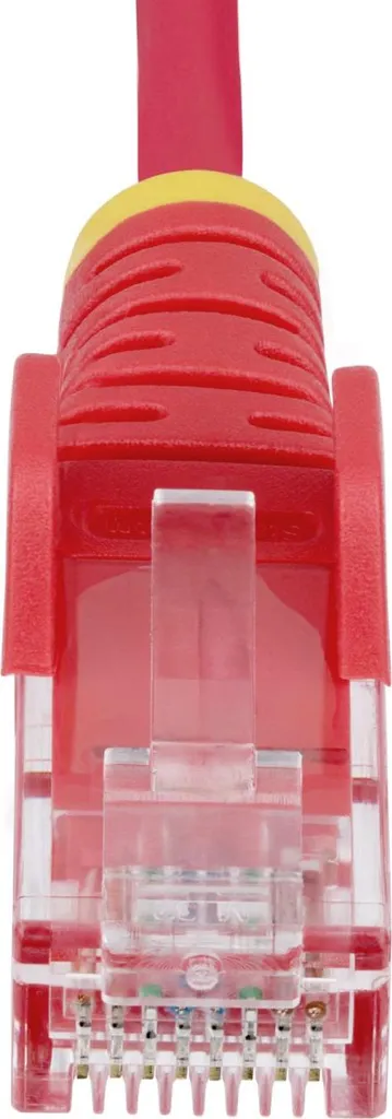 StarTech.com Cavo Ethernet CAT6 Rosso da 1,5m; Patch UTP con Plug RJ45 Antigroviglio e Rilievi di Trazione, Cavo Lan Slim in Rame Puro 28AWG, Sottoposto a test Fluke
