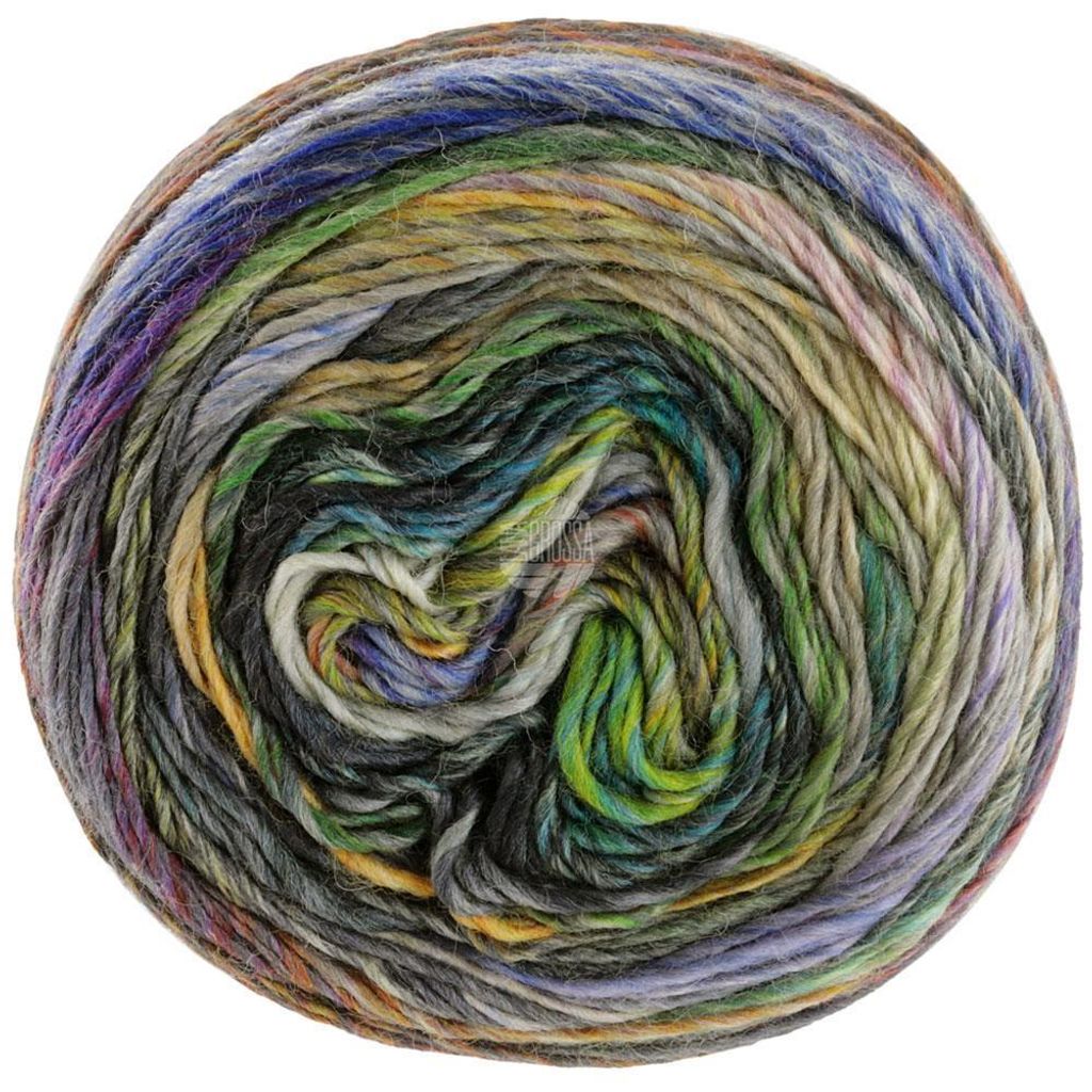Lana Grossa COLORISSIMO Dochtgarn aus 100 % Wolle mit Produktbild 